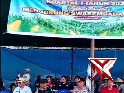 Penanaman jagung Polsek lais