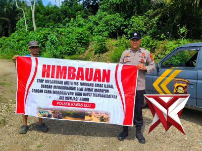 Himbauan PETI | Polsek Rawas Ulu