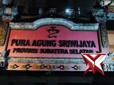 Kapolda Sumatera Selatan Irjen Pol. Dr. Sandi Nugroho menghadiri perayaan Dharma Santi Hari Suci Nye