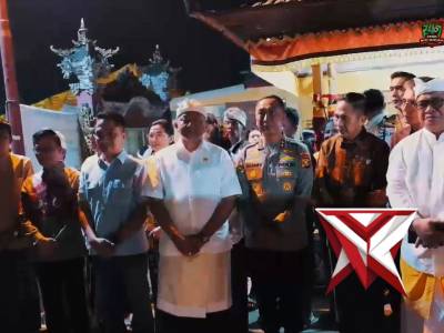 Kapolda Sumatera Selatan Irjen Pol. Dr. Sandi Nugroho menghadiri perayaan Dharma Santi Hari Suci Nye