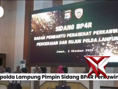 Kapolda Lampung Pimpin Sidang BP4R, Bekali Anggota dengan Nasehat Pernikahan