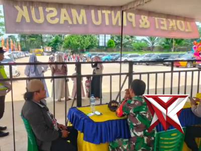 Giat pengamanan objek wisata danau Aur