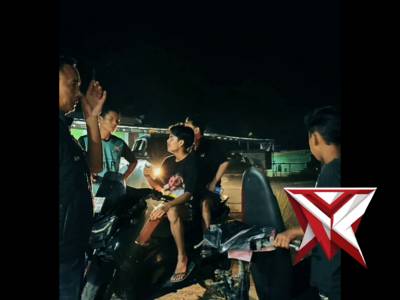 Kryd malam Polsek Nibung - PoliceTube