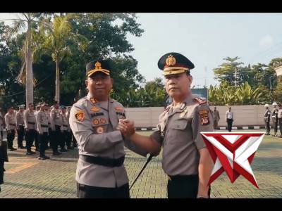 Kenaikan Pangkat Pengabdian Personel Polres Sukabumi