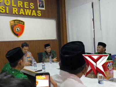 Audiensi PCNU di Polres Musi Rawas