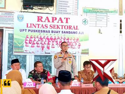 Kapolsek menghadiri Rapat Lintas Sektoral