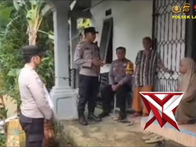 Polsek Lawang Kidul Imbau Warga Pinggiran Sungai Tetap Waspada