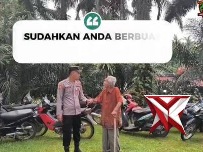 Wujud Empati, Polres Musi Rawas Sigap Bantu Lansia Jalankan Ibadah dengan Nyaman
