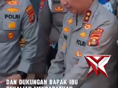 Kapolda Sumsel Irjen Pol. Dr. Sandi Nugroho, S.I.K., S.H., M.Hum. meresmikan Panti Asuhan Cahaya