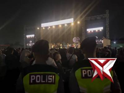 Konser Musik 'Gembira Festival' Berlangsung Aman, Polresta Yogyakarta Ucapkan Terima Kasih - PoliceTube