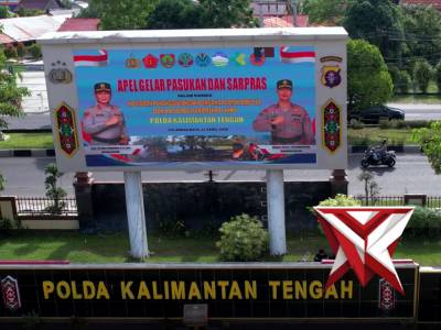 APEL PENANGGULANGAN KARHUTLA POLDA KALTENG