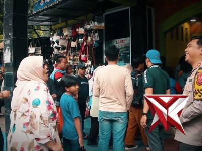 Kapolres Kuningan melaksanakan monitoring obyek wisata