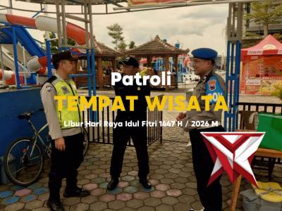 Polsek Pakisaji, Patroli Tempat Wisata antisipasi gangguan kamtibmas