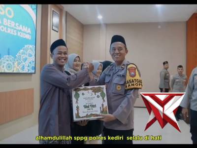 Polres Kediri Gelar Sambung Roso Bersama Relawan SPPG 1 dan 2