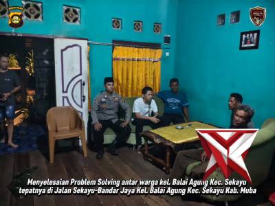 Giat Problem Solving Personil Polsek Sekayu