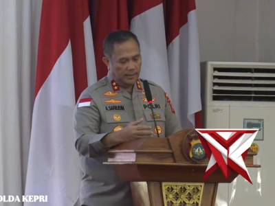 PERKUAT SILATURAHMI DAN SINERGITAS, POLDA KEPRI GELAR HALAL BIHALAL BERSAMA DRIVER ONLINE DAN SERIKA