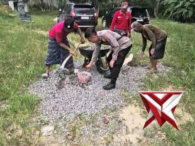 POLRES OKI HADIR AMAN BAE