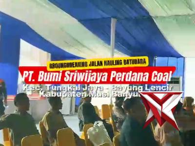 Groundbreaking Jalan Hauling Batubara PT. Bumi Sriwijaya Persana Coal Tungkal Jaya oleh Gubernur - PoliceTube