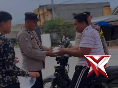 Polsek Bayung Lencir Jumat berkah ?