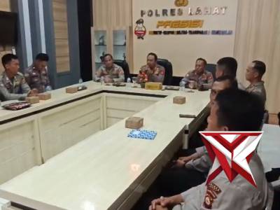 Personil Sat Binmas Melaksanakan Giat supervisi dari Dit Binmas Polda yang dipimpin Oleh Wadir Binma