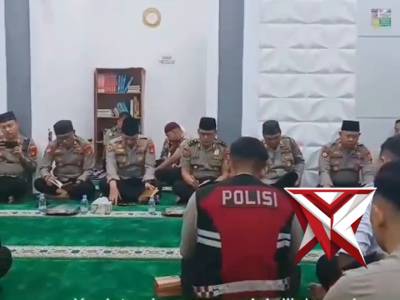 Pembinaan Rohani Personel, Polres Musi Rawas Gelar Pembacaan Yasin Rutin Dukung Program Kapolda Sums