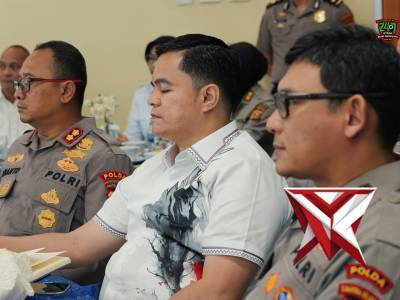 Kapolda Sumatera Selatan Irjen Pol. Dr. Sandi Nugroho, S.I.K., S.H., M.Hum. menggelar coffee morning