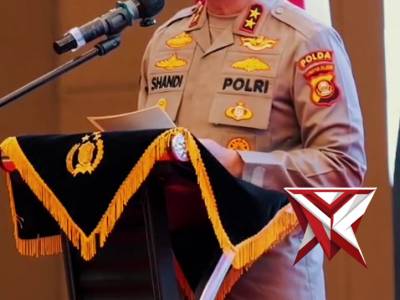 Kapolda Sumsel Irjen Pol Dr. Sandi Nugroho, S.I.K., S.H., M.Hum. resmi membuka Pembekalan dan Pelati