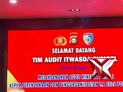 1 Audit kinerja Itwasda Polda Sumsel di Polres Muba