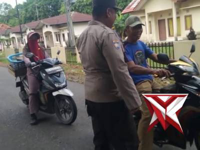 Anggota Polsek Jejawi giat KRYD dgn target Orang, Surat Kendaraan, Muatan dari kendaraan Roda 2/4/6