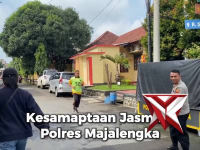 Bag SDM Polres Majalengka Gelar Tes Kesamaptaan Jasmani Personel dan PNS Periode I Tahun 2026 - PoliceTube
