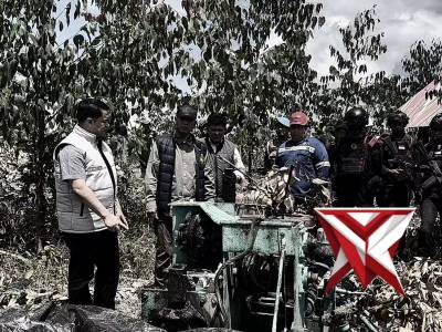 DIRRESKRIMSUS MELAKSANAKAN GIAT PENERTIBAN ILLEGAL DRILLING