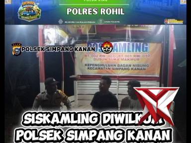 polsek simpang kanan melaksanakan patroli rutin KRYD