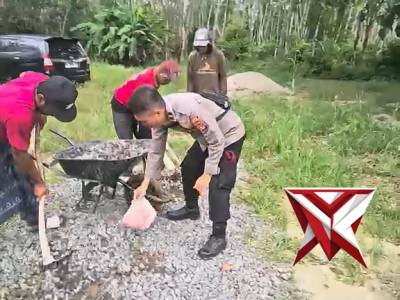 POLRES OKI HADIR AMAN BAE