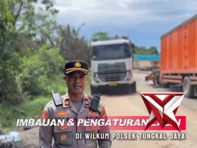 Pengaturan arus lalulintas di Jalan lintas timur - PoliceTube