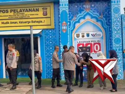 polri presisi  polres oki hadir