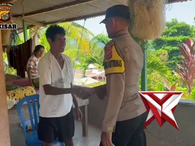 Bhabinkamtibmas polsek kisar laksanakan Sambang Kamtibmas?