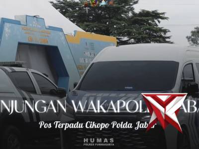 Wakapolda Jabar Tinjau Pospol Cikopo Polda Jabar, Pastikan Arus Balik Aman & Lancar - PoliceTube
