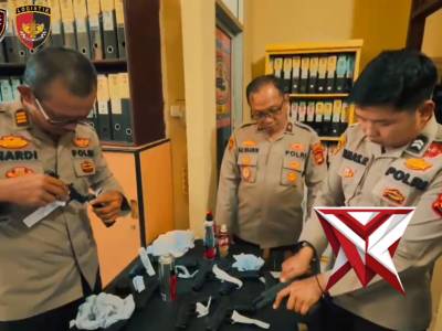 PENGECEKKAN DAN PEMBERSIHAN SENPI BAG LOG POLRES MUBA..?