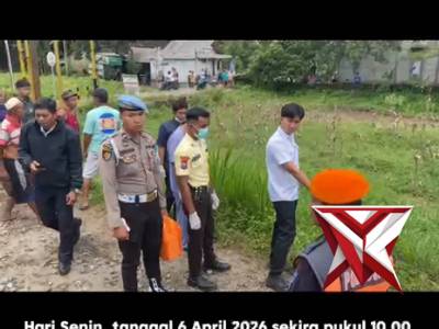 K3c3ak4an lalu lintas melibatkan kereta api dan seorang pesepeda - PoliceTube