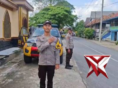 patroli pagi personil piket polsek martapura