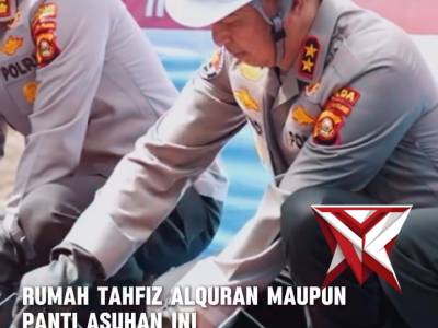 KEGIATAN PERESMIAN DAN PELETAKAN BATU PERTAMA PANTI ASUHAN CAHAYA ANUGERAH ABADI OlEH KAPOLDA SUMSEL - PoliceTube