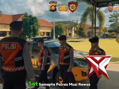 Patroli presisi sat samapta Polres Musi rawas 
Di pimpin Kanit Turjawali