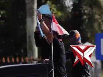 Kapolda Sumsel Irjen Pol Dr. Sandi Nugroho, S.I.K., S.H., M.Hum., memimpin Apel Besar Sabuk Kamtibma