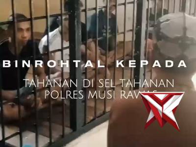 Sat Tahti Polres Musi Rawas Dampingi Ustads Abdul Somad Berikan Ceramah kepada Tahanan - PoliceTube