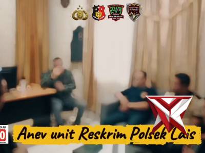 unit Reskrim Polsek Lais melaksanakan Anev