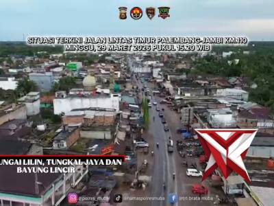 22. Situasi terkini terkini jalan lintas timur Palembang - jambi KM 110 - PoliceTube