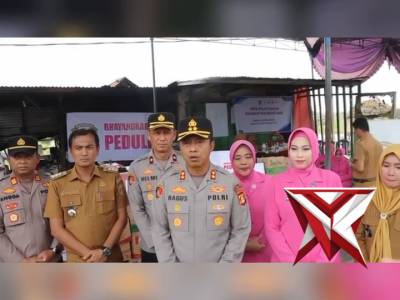 Wujud kepedulian nyata ditunjukkan melalui sinergi antara Polres Ogan Ilir, Bhayangkari, dan Baznas - PoliceTube