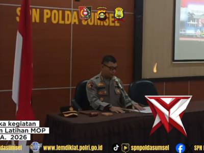 Pembukaan MOP Gel. II Ta. 2026 di SPN Polda Sumsel