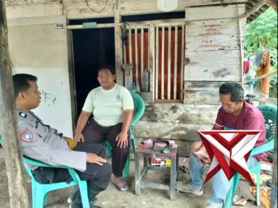 Sambang Desa personil Polsek Pedamaran Timur