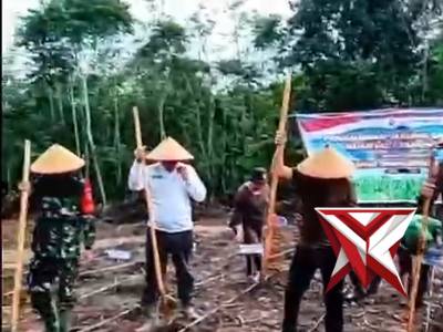 Penanaman Jagung Kwartal II Tahun 2026 Polsek Lais Polres Muba